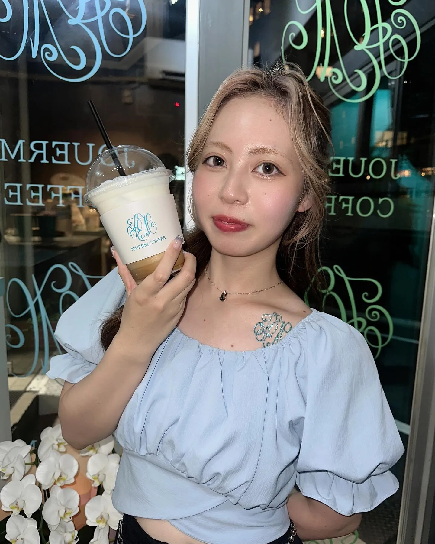前髪インナー🩵